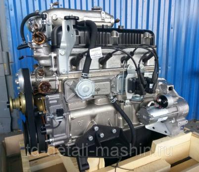 Двигатель УМЗ 4216 Евро 4 ГАЗель Бизнес с поликлиновым ремнем и гидрокомпенсаторами (чугунный блок) 42164.1000402-180