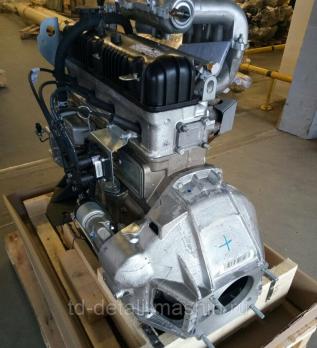 Двигатель УМЗ 4216 Евро 4 ГАЗель Бизнес с поликлиновым ремнем и гидрокомпенсаторами (чугунный блок) 42164.1000402-180