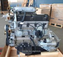 Двигатель ГАЗель Бизнес, УМЗ 42164 Евро-4 с поликлиновым ремнем и компрессором SD5 42164.1000402-71